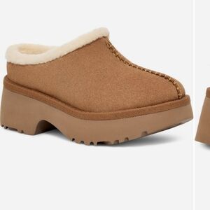 UGG Tan Shearling Mules